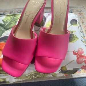 Jessica Simpson Platform Slide (PINK)